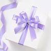 100 Yards 1 Inch Baby Pink Satin Ribbon, Solid Fabric Ribbon Roll for Flower Bouquet, Gift Wrapping, Roses Making, Handmade Crafts(Light Purple)