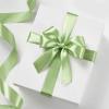 100 Yards 1 Inch Baby Pink Satin Ribbon, Solid Fabric Ribbon Roll for Flower Bouquet, Gift Wrapping, Roses Making, Handmade Crafts(Sage Green)