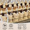 100CT Mini Gold Forks 4 Inch Small Plastic Gold Dessert Forks Disposable Heavy Duty Tiny Forks for Appetizers Tasting, Cocktail Hors D’oeuvres, Charcuterie Board, Wedding Reception(Mini Silver Forks – 100 Ct)