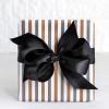 1-1/2 Inch 100 Yards Baby Pink Satin Ribbon, Solid Fabric Ribbon Roll for Flower Bouquet, Gift Wrapping, Roses Making, Handmade Crafts(Black)
