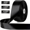 1-1/2 Inch 100 Yards Baby Pink Satin Ribbon, Solid Fabric Ribbon Roll for Flower Bouquet, Gift Wrapping, Roses Making, Handmade Crafts(Black)