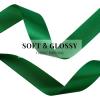1-1/2 Inch 100 Yards Baby Pink Satin Ribbon, Solid Fabric Ribbon Roll for Flower Bouquet, Gift Wrapping, Roses Making, Handmade Crafts(Dark Green)