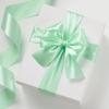 1-1/2 Inch 100 Yards Baby Pink Satin Ribbon, Solid Fabric Ribbon Roll for Flower Bouquet, Gift Wrapping, Roses Making, Handmade Crafts(Mint Green)