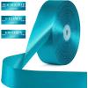 1-1/2 Inch 100 Yards Baby Pink Satin Ribbon, Solid Fabric Ribbon Roll for Flower Bouquet, Gift Wrapping, Roses Making, Handmade Crafts(Peacock Blue)