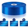 1-1/2 Inch 100 Yards Baby Pink Satin Ribbon, Solid Fabric Ribbon Roll for Flower Bouquet, Gift Wrapping, Roses Making, Handmade Crafts(Royal Blue)