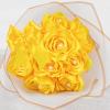 1-1/2 Inch 100 Yards Baby Pink Satin Ribbon, Solid Fabric Ribbon Roll for Flower Bouquet, Gift Wrapping, Roses Making, Handmade Crafts(Yellow)