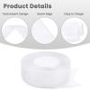 1-1/2 Inch White Sheer Christmas Organza Ribbon for Bow Making, Gift Wrapping, Christmas Decoration, 50 Yards/Roll(White)