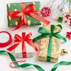 2 Rolls 50 Yards Christmas Ribbon 3/4 Inch Holiday Festival Satin Ribbons for Gift Wrapping Decoration (Red,Green)