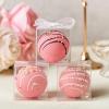 45 Pack 3x3x3 Inches Clear Favor Boxes with Ribbons, Transparent Plastic Cube Treat Boxes for Candy Goodie Gift, Small Individual Hot Cocoa Bomb Packaging Box(2x2x2 Inch)