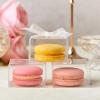 45 Pack 3x3x3 Inches Clear Favor Boxes with Ribbons, Transparent Plastic Cube Treat Boxes for Candy Goodie Gift, Small Individual Hot Cocoa Bomb Packaging Box(2.17×2.17×1.38 Inch)
