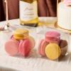 45 Pack 3x3x3 Inches Clear Favor Boxes with Ribbons, Transparent Plastic Cube Treat Boxes for Candy Goodie Gift, Small Individual Hot Cocoa Bomb Packaging Box(3x3x3 Inch)