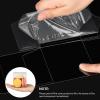 45 Pack 3x3x3 Inches Clear Favor Boxes with Ribbons, Transparent Plastic Cube Treat Boxes for Candy Goodie Gift, Small Individual Hot Cocoa Bomb Packaging Box(3x3x3 Inch)