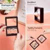 4Pcs Challenge Coin Holder, 3D Floating Frame Display Case with Stand for AA Coin Medallion Military Medal Specimen Jewelry, 2.75×2.75 inches(2.75 x 2.75 inches)