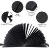 60 Pages Small Scrapbook Album with 6 Metallic Markers, 8.5 x 5.9 Inches Black Paper Photo Album for Wedding Anniversary, Family DIY Scrapbook Accessories(8.5*5.9 Inches 60Pages)