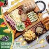 Charcuterie Board Accessories, 18 Pcs Silver Stainless Steel Spreader Knives Set Include Mini Serving Tongs, Cheese Butter Knives, Spoons, Forks, Honey Dippers(Gold)