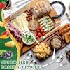 Charcuterie Board Accessories, 18 Pcs Silver Stainless Steel Spreader Knives Set Include Mini Serving Tongs, Cheese Butter Knives, Spoons, Forks, Honey Dippers(Silver)