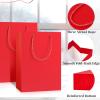 Jutieuo 10 Pack Luxury Red Gift Bags Medium Size with Tissue Paper, Premium Paper Gift Wrap Bags with Handles for Birthday, Wedding, Holiday, Party – 11″ x 8″ x 4″(Red)