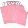 Jutieuo 10 Pack Luxury Red Gift Bags Medium Size with Tissue Paper, Premium Paper Gift Wrap Bags with Handles for Birthday, Wedding, Holiday, Party – 11″ x 8″ x 4″(Pink)