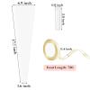 Jutieuo 100Pcs Single Rose Sleeve with 100Pcs Floral Water Tubes for Fresh Flowers, Transparent Single Flower Sleeve Individual Rose Wrap Bulk for Mother’s Day Events, Florist Supplies(Transparent 100 Bags + 100 Water Tubes)