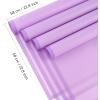 Jutieuo 20 Sheets Pink Flower Wrapping Paper, Waterproof Translucent Korean Floral Paper for Flower Bouquet Wraps Gift Packaging Florist Supplies (22.8 x 22.8 inch)(Purple)