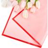 Jutieuo 20 Sheets Pink Flower Wrapping Paper, Waterproof Translucent Korean Floral Paper for Flower Bouquet Wraps Gift Packaging Florist Supplies (22.8 x 22.8 inch)(Red)