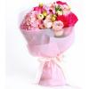 Jutieuo 20 Sheets Pink Flower Wrapping Paper, Waterproof Translucent Korean Floral Paper for Flower Bouquet Wraps Gift Packaging Florist Supplies (22.8 x 22.8 inch)(Barbie Pink)