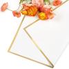 Jutieuo 20 Sheets Pink Flower Wrapping Paper, Waterproof Translucent Korean Floral Paper for Flower Bouquet Wraps Gift Packaging Florist Supplies (22.8 x 22.8 inch)(White Gold Edge)