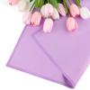 Jutieuo 20 Sheets Pink Flower Wrapping Paper, Waterproof Translucent Korean Floral Paper for Flower Bouquet Wraps Gift Packaging Florist Supplies (22.8 x 22.8 inch)(Purple)