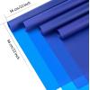 Jutieuo 20 Sheets Pink Flower Wrapping Paper, Waterproof Translucent Korean Floral Paper for Flower Bouquet Wraps Gift Packaging Florist Supplies (22.8 x 22.8 inch)(Royal Blue)