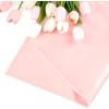 Jutieuo 20 Sheets Pink Flower Wrapping Paper, Waterproof Translucent Korean Floral Paper for Flower Bouquet Wraps Gift Packaging Florist Supplies (22.8 x 22.8 inch)(Pink Pink Edge)