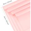 Jutieuo 20 Sheets Pink Flower Wrapping Paper, Waterproof Translucent Korean Floral Paper for Flower Bouquet Wraps Gift Packaging Florist Supplies (22.8 x 22.8 inch)(Pink Pink Edge)