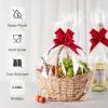 Jutieuo Heart Clear Cellophane Wrap Roll | 100’Ft. Long X 34”In. Extra Wide | 2.5 Mil Thick Crystal Clear | Mother’s Day Bouquet, Baskets, Gifts, Crafts, Treats, Wrapping | Food Grade (34″ Fold into 17″)(White Dot)