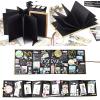 Scrapbook Album 6×8 Inch Small Photo Album with DIY Accessories Set, Stretchable Folding Kraft Paper Memory Book for Wedding Anniversary (Black)(Black)