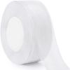 image:image112 Inch White Sheer Christmas Organza Ribbon for Bow Making Gift Wrapping Christmas Decoration 50 YardsRollWhite