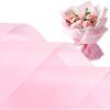 Jutieuo 20 Sheets Pink Flower Wrapping Paper, Waterproof Translucent Korean Floral Paper for Flower Bouquet Wraps Gift Packaging Florist Supplies (22.8 x 22.8 inch)(Barbie Pink)
