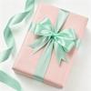 100 Yards 1 Inch Rose Gold Satin Ribbon, Solid Craft Fabric Ribbon for Christmas Gift Wrapping, Bows Making, Flower Bouquet, Wedding Party Decoration(Mint Green)