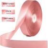 100 Yards 1 Inch Rose Gold Satin Ribbon, Solid Craft Fabric Ribbon for Christmas Gift Wrapping, Bows Making, Flower Bouquet, Wedding Party Decoration(Rose Gold)