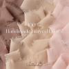9 Colors Chiffon Ribbon 1” x 27 Yds Handmade Fringe Chiffon Silk Ribbon for Gift Wrapping Wedding Invitations Bridal Bouquets Crafts Home Decor(9 Colors)