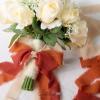 9 Colors Chiffon Ribbon 1” x 27 Yds Handmade Fringe Chiffon Silk Ribbon for Gift Wrapping Wedding Invitations Bridal Bouquets Crafts Home Decor(Rust Red/Khaki/Terracotta)