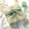 Baby Blue Chiffon Ribbon 1.5 Inch x 21 Yards Handmade Fringe Chiffon Silk Ribbon for Gift Wrapping Wedding Invitations Bridal Bouquets Crafts Home Decor(Sage Green)