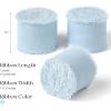 Baby Blue Chiffon Ribbon 1.5 Inch x 21 Yards Handmade Fringe Chiffon Silk Ribbon for Gift Wrapping Wedding Invitations Bridal Bouquets Crafts Home Decor(Baby Blue)