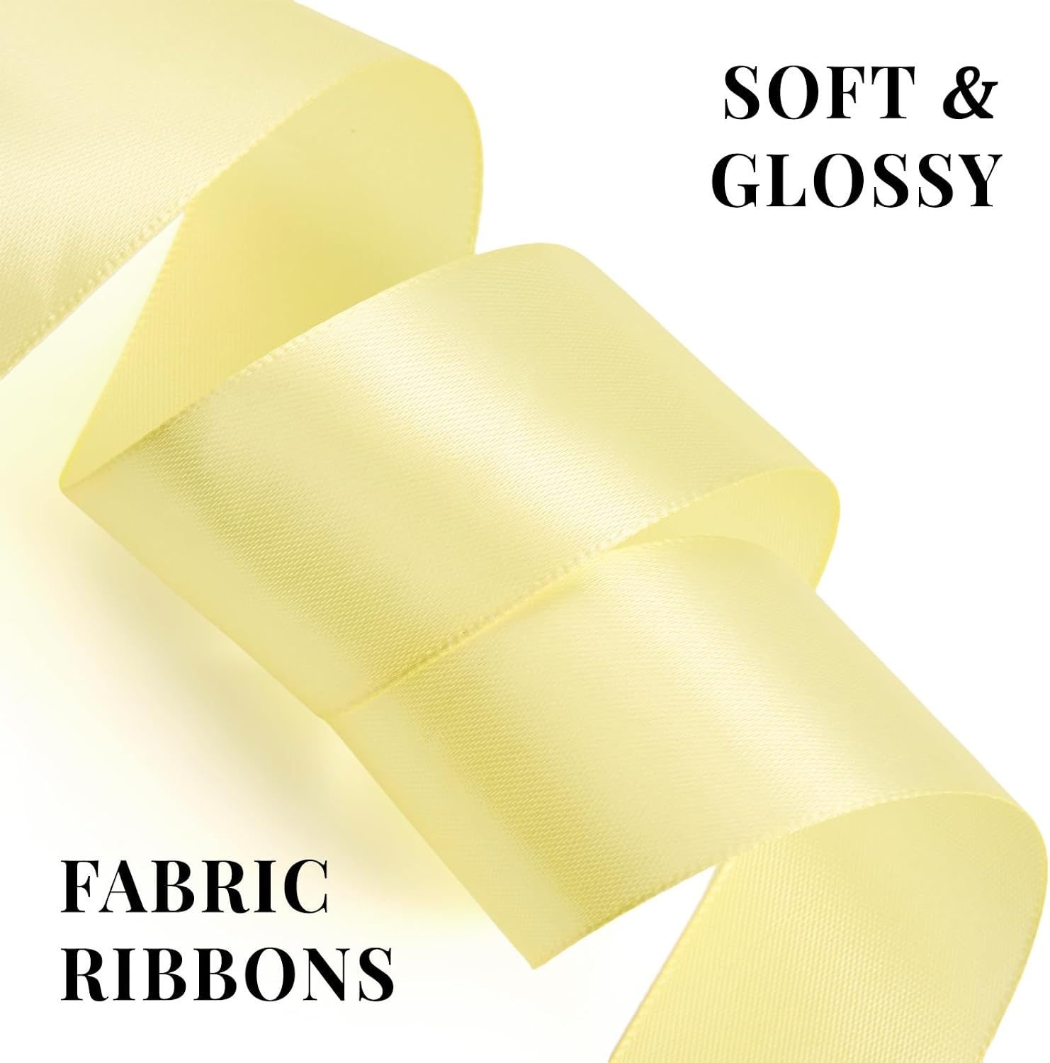 image:image112 Inch 100 Yards Apple Green Satin Ribbon Solid Fabric Ribbon Roll for Flower Bouquet Gift Wrapping Roses Making Handmade CraftsBaby Maize