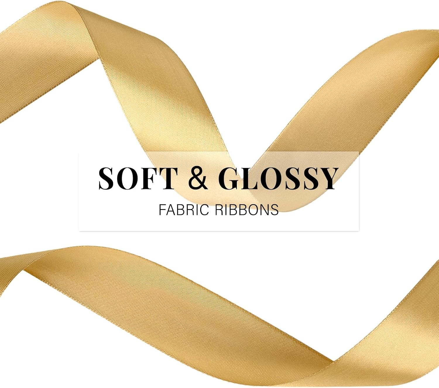 image:image112 Inch 100 Yards Apple Green Satin Ribbon Solid Fabric Ribbon Roll for Flower Bouquet Gift Wrapping Roses Making Handmade CraftsChampagne Gold