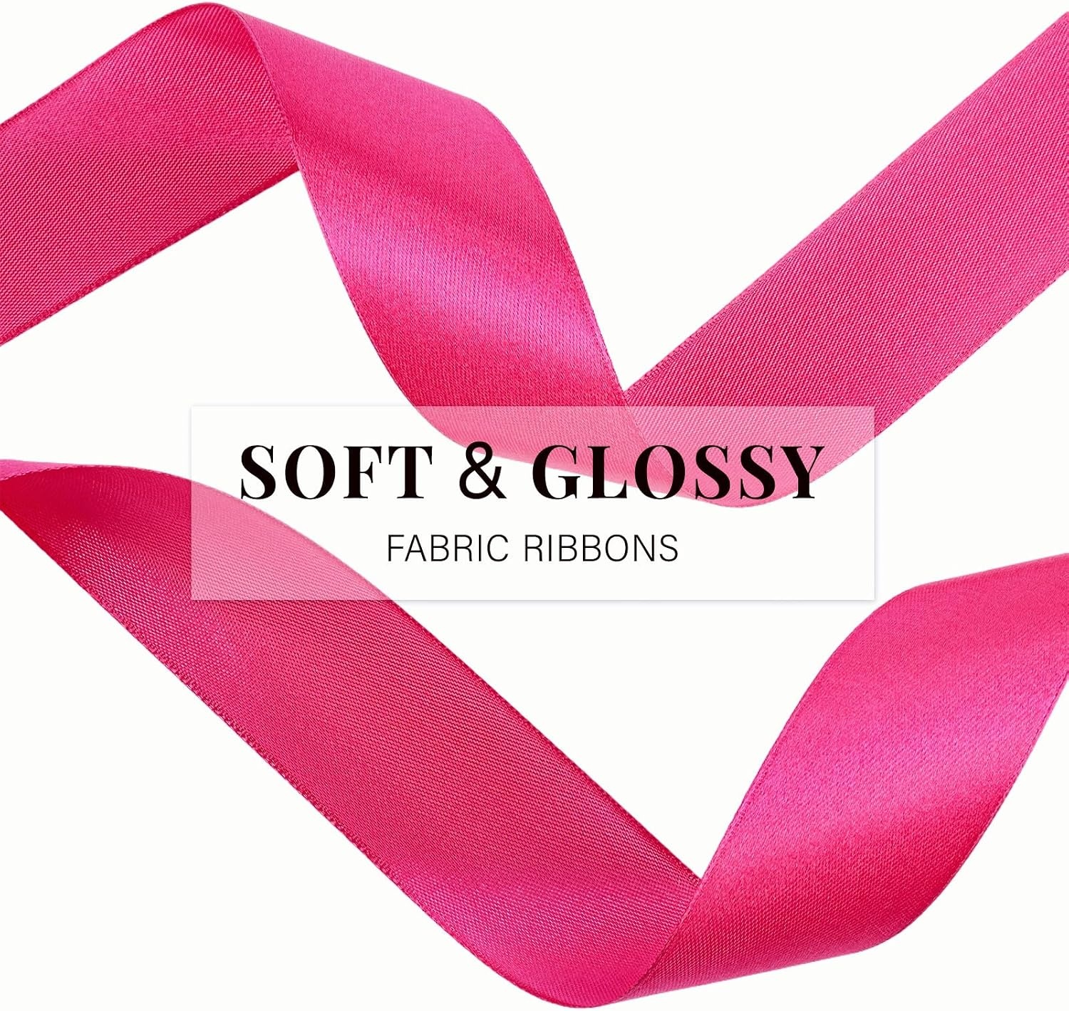 image:image112 Inch 100 Yards Apple Green Satin Ribbon Solid Fabric Ribbon Roll for Flower Bouquet Gift Wrapping Roses Making Handmade CraftsHot Pink